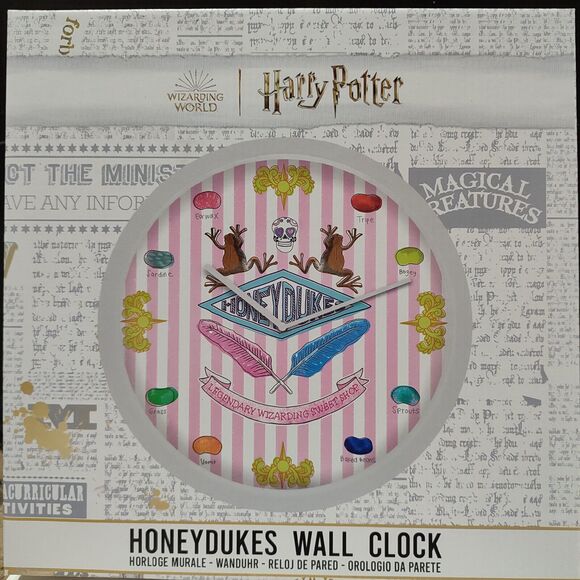 Harry Potter Honeydukes 12 inch Wall Clock Official HP Movie Collectible - Picture 1 of 4